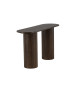 Console moderne bois foncé