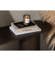 Console moderne bois foncé
