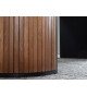 Table de repas en placage de bois 200 cm