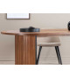 Table de repas en placage de bois 200 cm