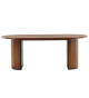 Table de repas en placage de bois 200 cm