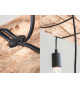 Suspension luminaire poutre en bois massif