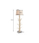 Lampe sur pied en bois massif