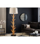 Lampe sur pied en bois massif