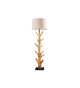 Lampe sur pied en bois massif