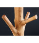 Lampe sur pied en bois massif