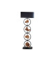 Lampe sur pied acacia et métal 147 cm