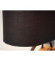 Lampe de table en bois et métal