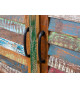 Buffet en bois recyclé coloré
