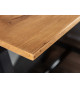 Table de bar en chêne sauvage 120 cm