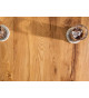 Table de bar en chêne sauvage 120 cm
