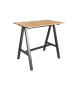 Table de bar en chêne sauvage 120 cm