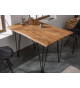Petite table en bois massif 120 cm