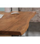 Petite table en bois massif 120 cm