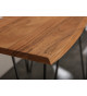 Petite table en bois massif 120 cm