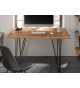 Petite table en bois massif 120 cm
