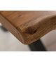 Table basse 110 cm plateau en bois massif