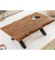 Table basse 110 cm plateau en bois massif