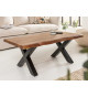Table basse 110 cm plateau en bois massif