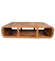 Table basse courbée en sesham 100 cm