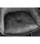 Tabourets de bar velours gris