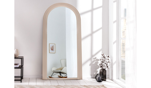 Miroir art décor grège
