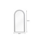 Grand miroir 160 cm contour noir