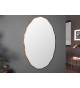 Miroir ovale doré 100 cm