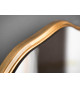 Miroir ovale doré 100 cm