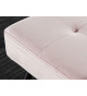 Banc d'entrée en velours rose 100 cm