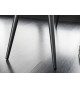 Banc d'entrée en velours gris 100 cm