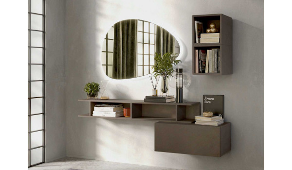 Ensemble d'entrée avec miroir