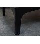 Chevet en velours gris foncé 2 tiroirs
