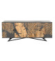 Buffet contemporain avec ornements en fleurs