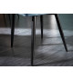 Chaises avec accoudoirs pétrole