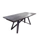 Table à manger 180-260 cm céramique couleur lave