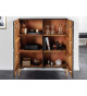 Buffet haut 120 cm bois et dorure