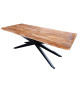 Table à manger sesham et pied en étoile