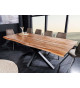 Table de repas 200 cm sesham et métal