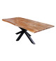 Table de repas 200 cm sesham et métal