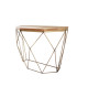 Console 90 cm manguier et laiton