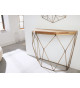 Console 90 cm manguier et laiton