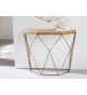Console 90 cm manguier et laiton