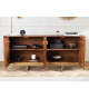 Buffet 160 cm rétro moderne bois massif