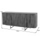Buffet 160 cm rétro moderne bois massif