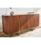 Buffet 160 cm rétro moderne bois massif