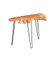 Console en acacia et métal 105 cm