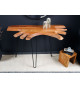 Console en acacia et métal 105 cm