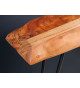 Console en acacia et métal 105 cm