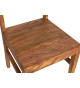 Chaises en bois massif